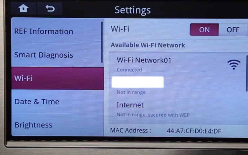 How To Setup WiFi On LG Refrigerator?
