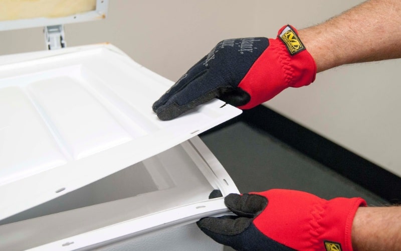 How To Fix Chest Freezer Door Seal?