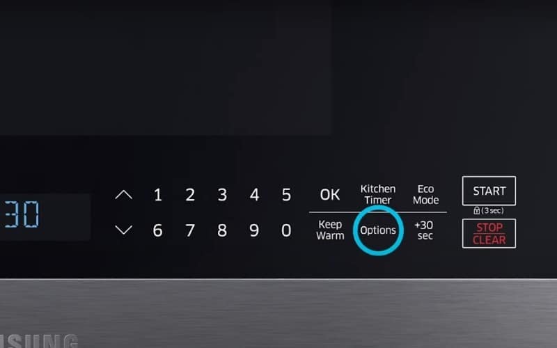 How to Set Clock on Samsung Microwave?