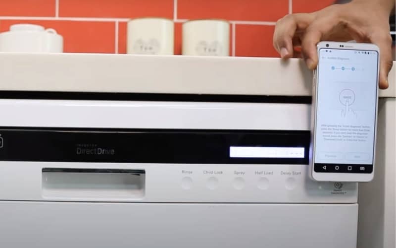 LG Dishwasher &#8211; Smart Diagnosis. Step By Step Guide