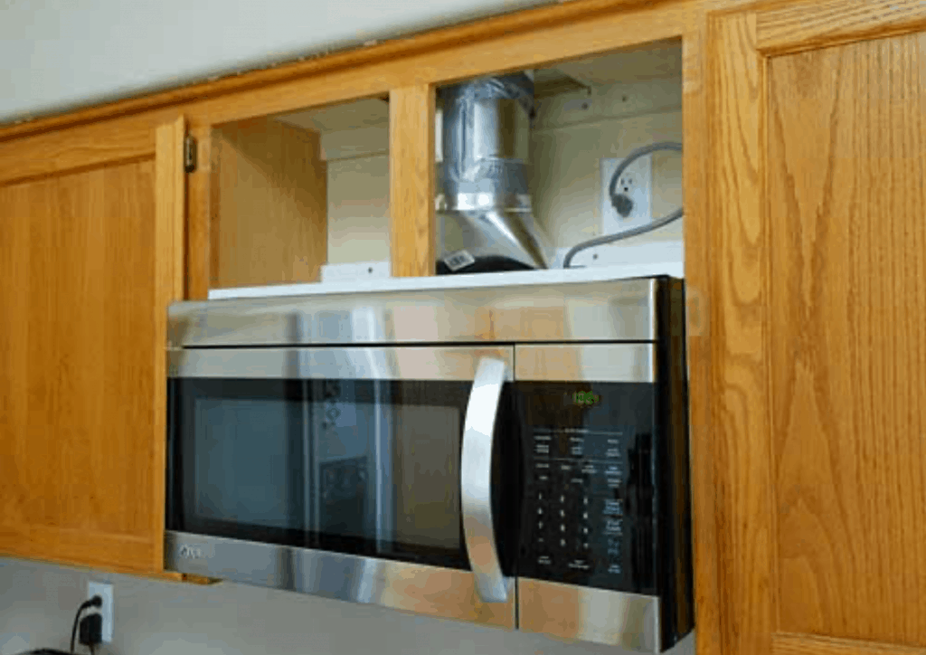 How to Vent a Microwave On an Interior Wall