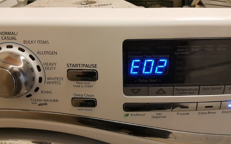 How To Troubleshoot E2 F9 Error Code On Whirlpool Washer 