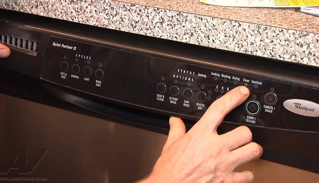 How To Reset KitchenAid Or Whirlpool Dishwasher?