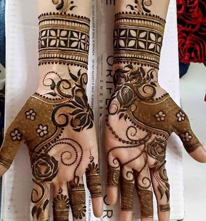 15 Stunning Palm Mehndi Designs for Unique Look 2023